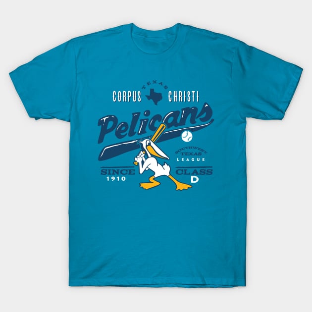 Corpus Christi Pelicans T-Shirt by MindsparkCreative